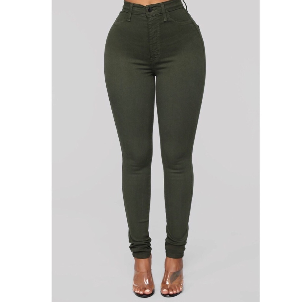 Olive green pants